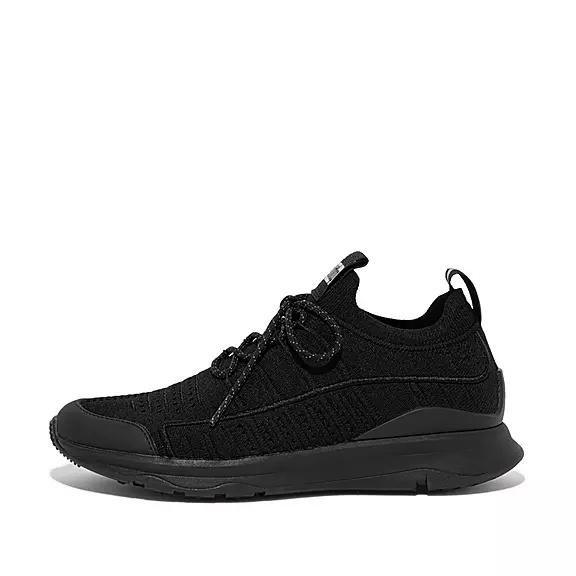 Baskets Femme Fitflop Vitamin Ff Knit Sports Noir (GMK240167)